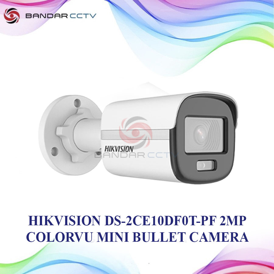 HIKVISION DS-2CE10DF0T-PF 2MP ColorVu Mini Bullet Camera