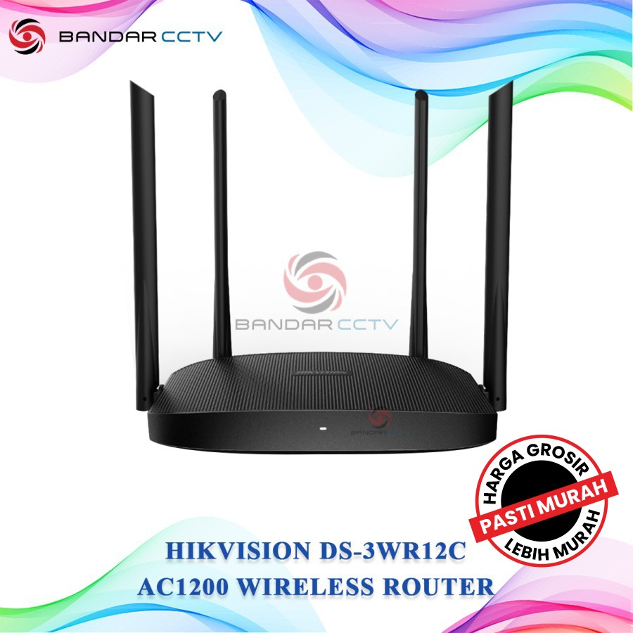 Hikvision DS 3WR12C AC1200 Wireless Router