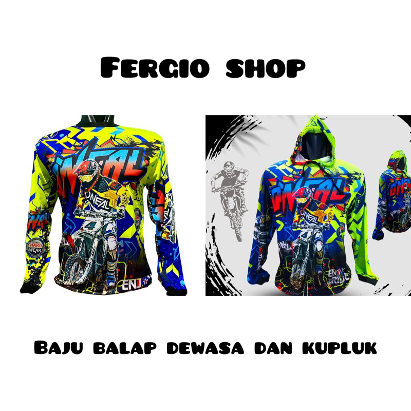 baju trail dewasa kupluk/ baju balap dewasa kupluk/ baju balap dewasa/ jersey balap sepeda/ koas bal