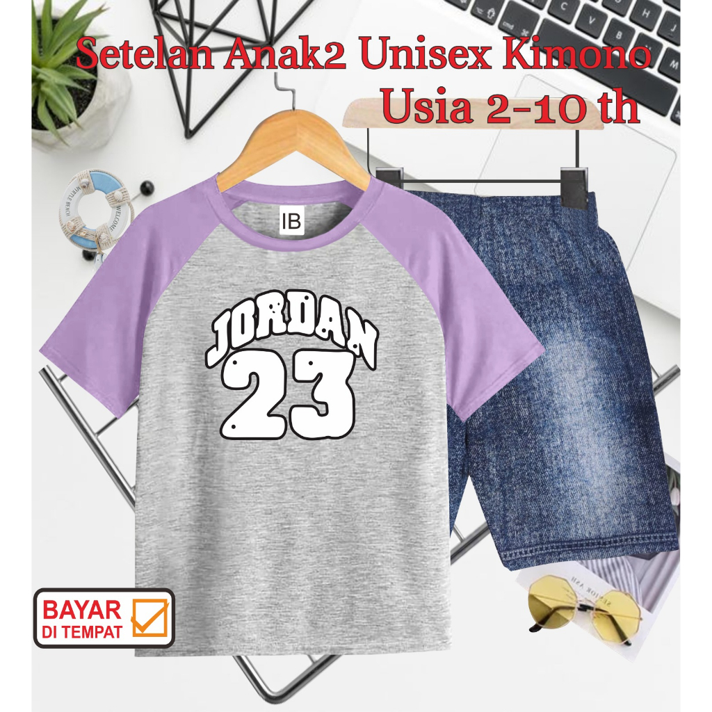 ((IB))SETELAN ANAK2 UNISEX KIMONO SEMI JEANS/J0RD4N DIGITAL SABLON