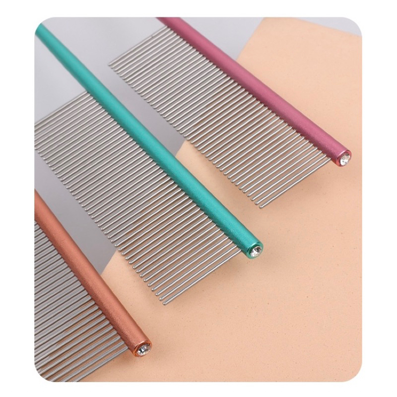 Histopet tail metal comb dual teeth