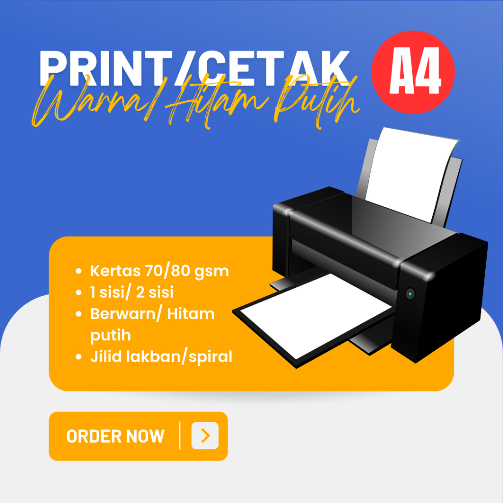 

JASA PRINT DAN CETAK KERTAS A4