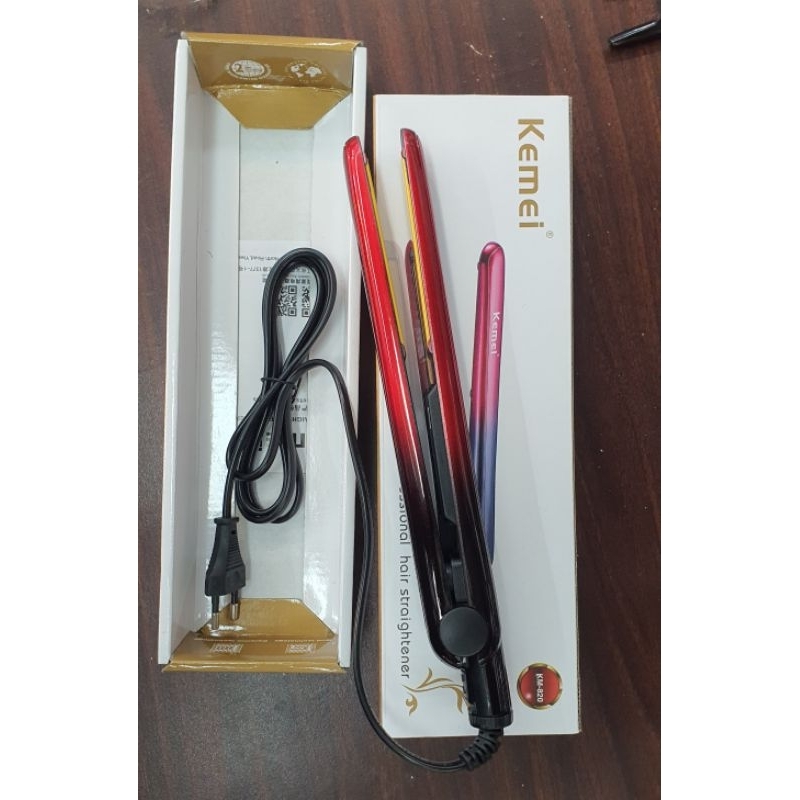 Catok rambut Lurus /Catok Kemei/ temperatur suhu ionic KM531/KM-820