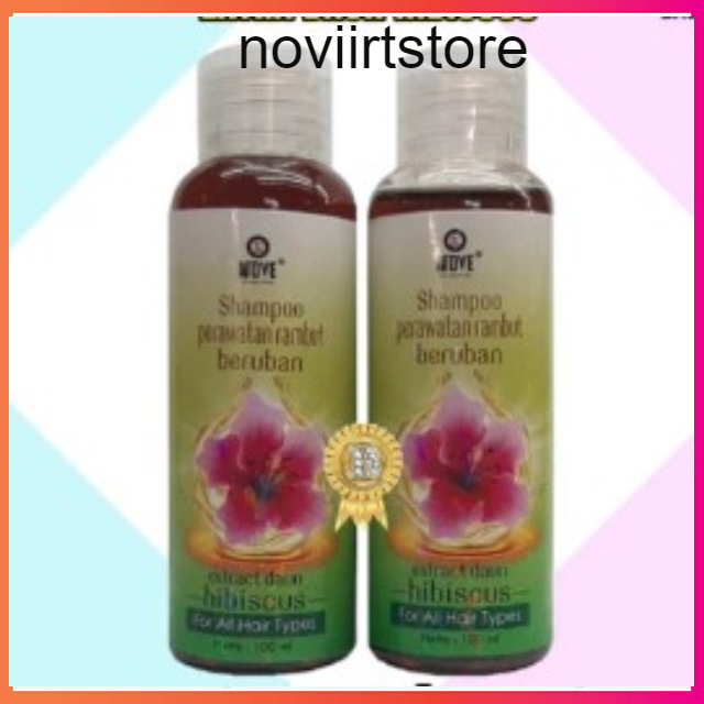 SHAMPOO NOVE EXTRACT DAUN HIBISCUS TWIN PACK (2 BOTOL)