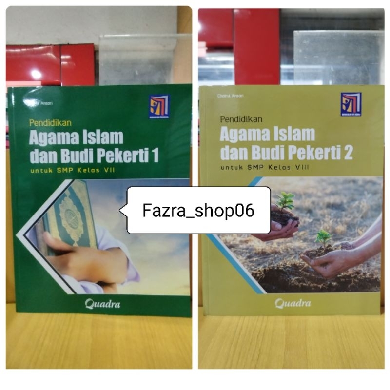 NEW & ORI Buku PAI Pendidikan Agama Islam SMP MTS kelas 1 7 VII, 2 8 VIII Kurikulum Merdeka Quadra