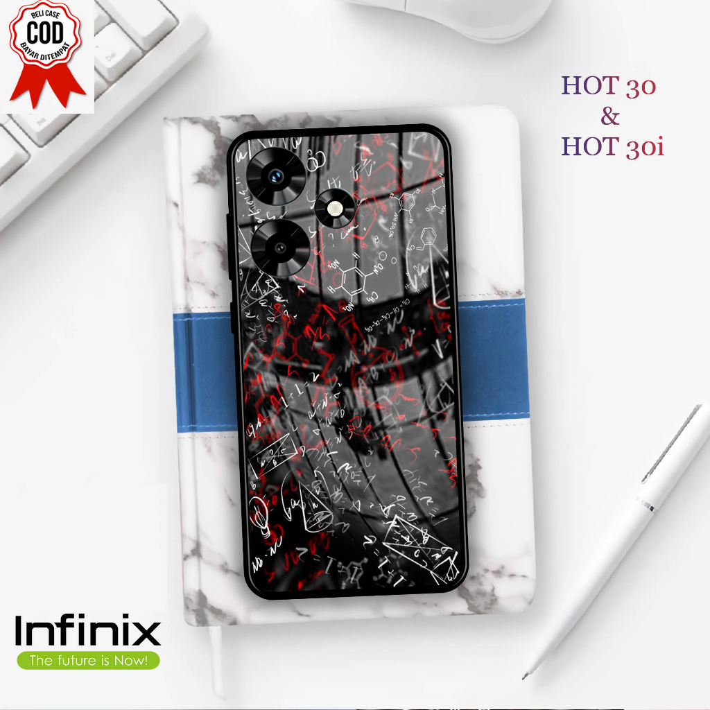 Softcase Kaca INFINIX HOT 30 & 30i  - Case Handphone INFINIX HOT 30 & 30i [T18]