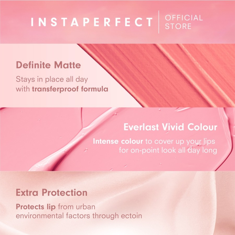 Wardah Instaperfect Everlast Intense Matte Liquid 4.2g | Longlasting &amp; Transferproof Lip Cream