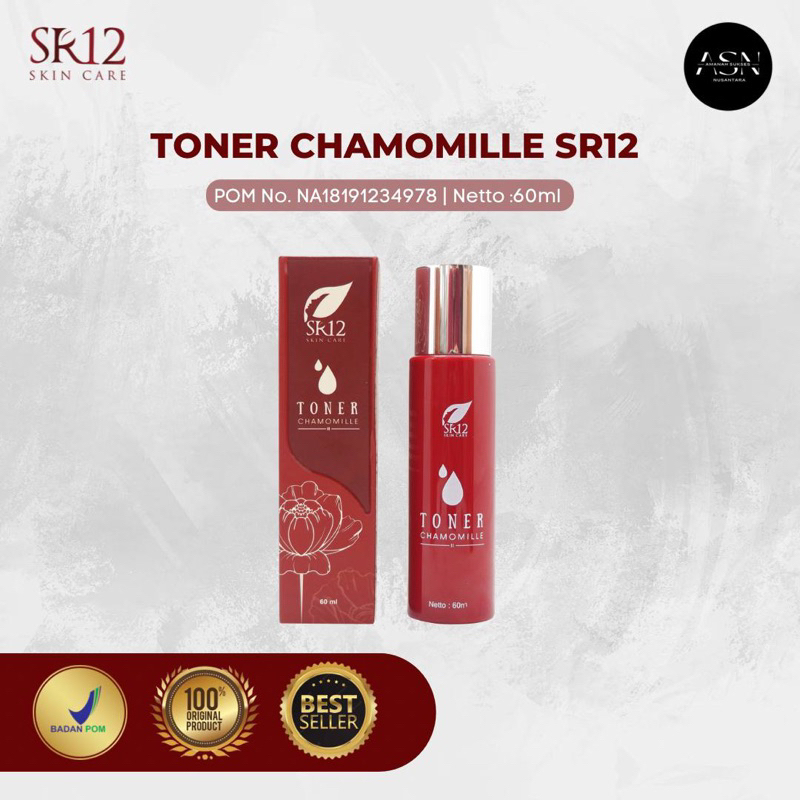 TONER CHAMOMILE SR12 DEBS BJM / MELEMBABKAN WAJAH / ATASI KULIT KERING