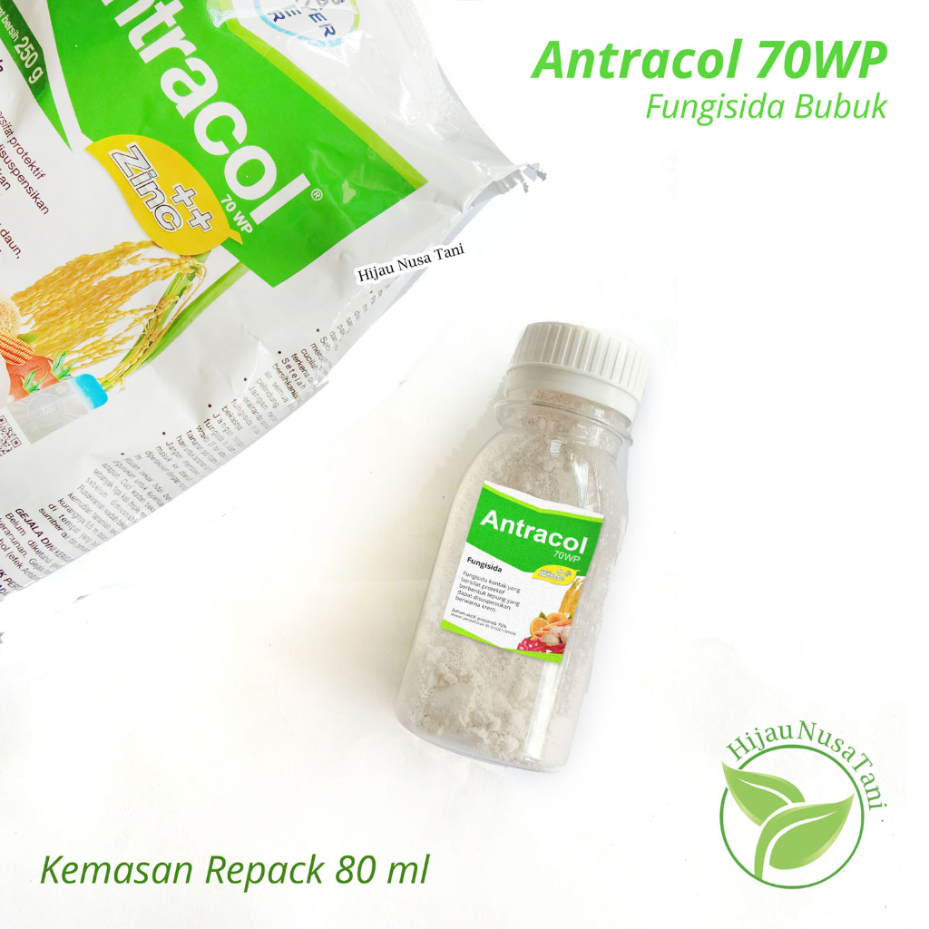 Fungisida ANTRACOL 70WP repack Bayer - pestisida obat anti jamur tanaman kemasan repack 80 ml penyak