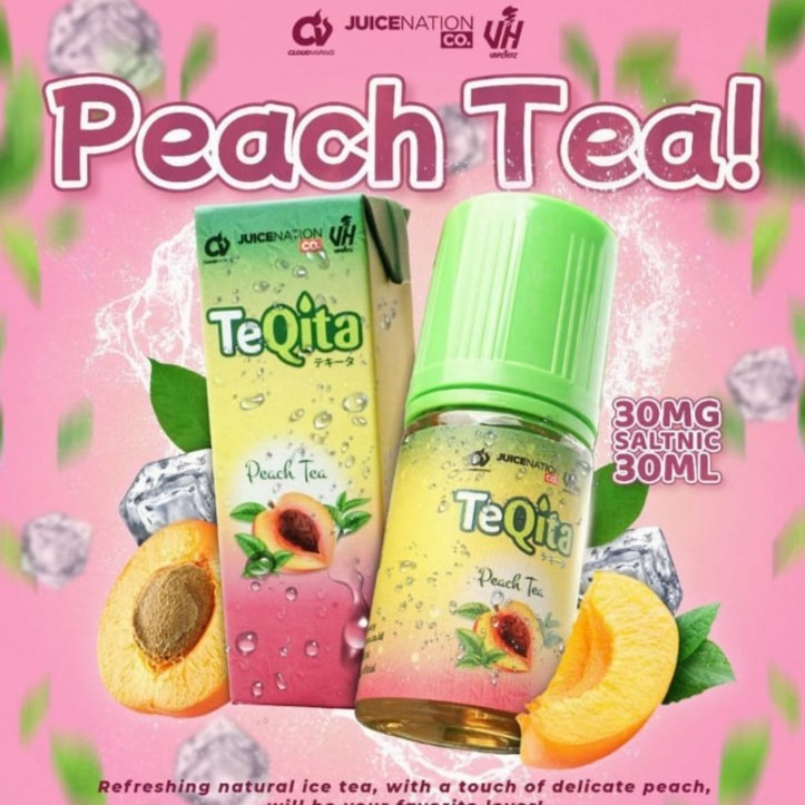 TEQITA PEACH TEA 30ML 30MG