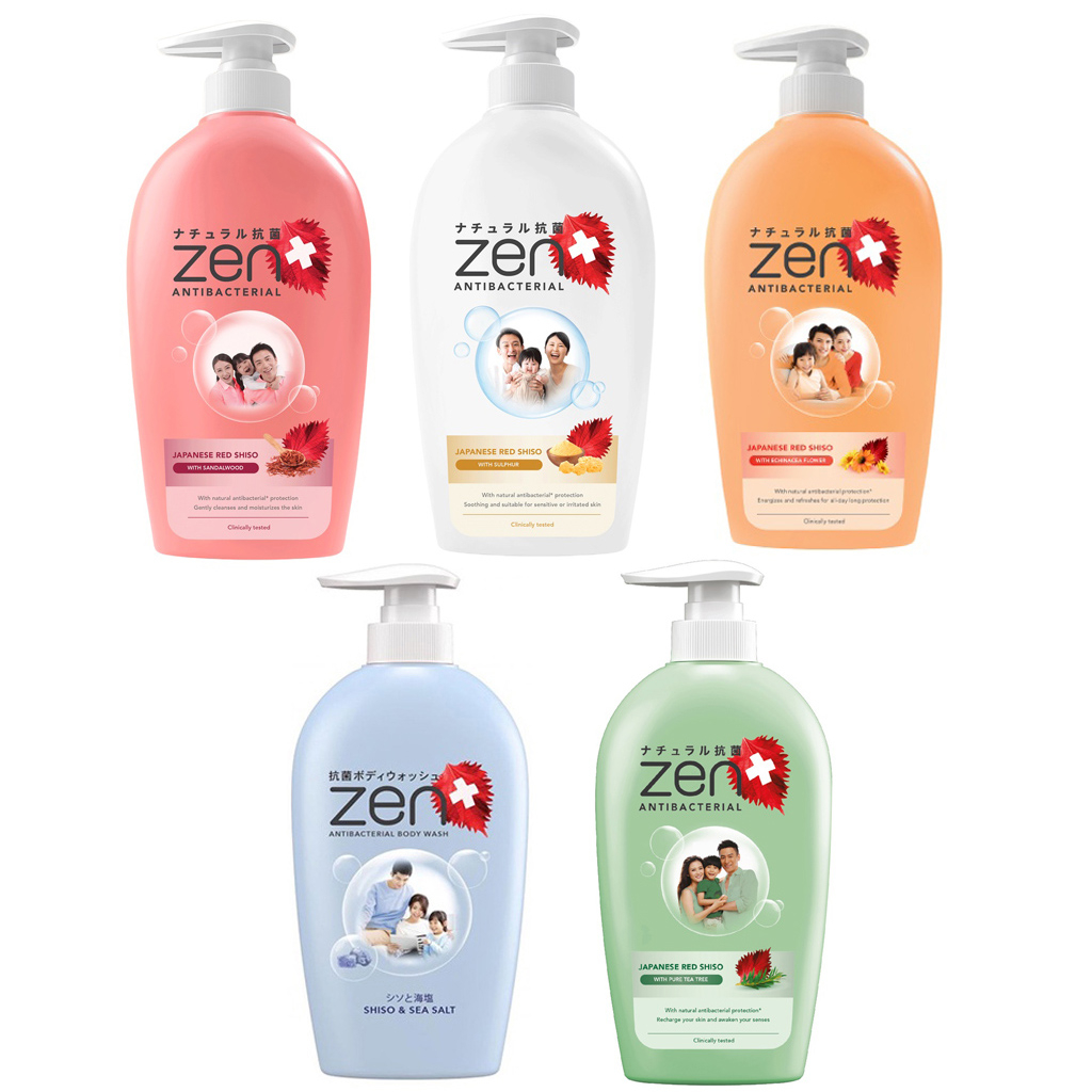 Zen Anti Bacterial Body Cleanser Pump - 480ml