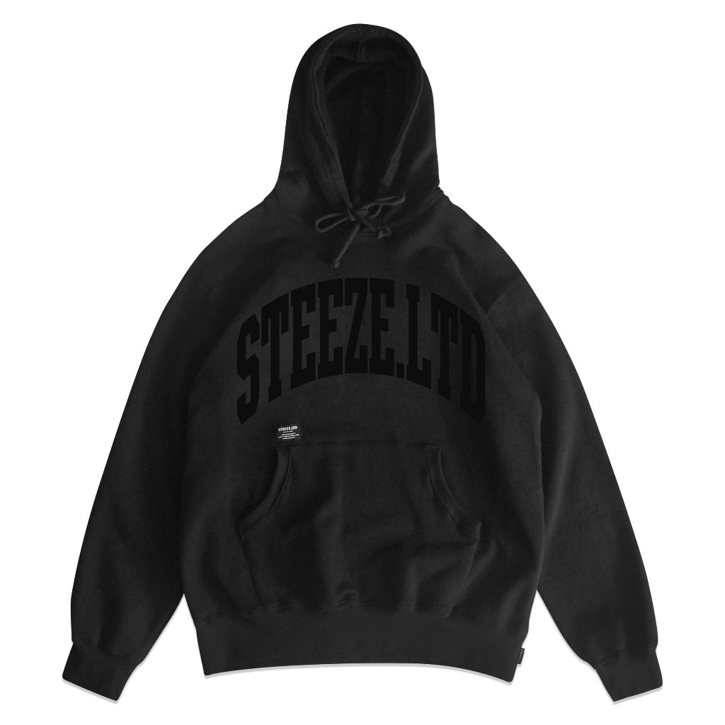 STEEZE.LTD - SIGNATURE PULLOVER HOODIE BLACK