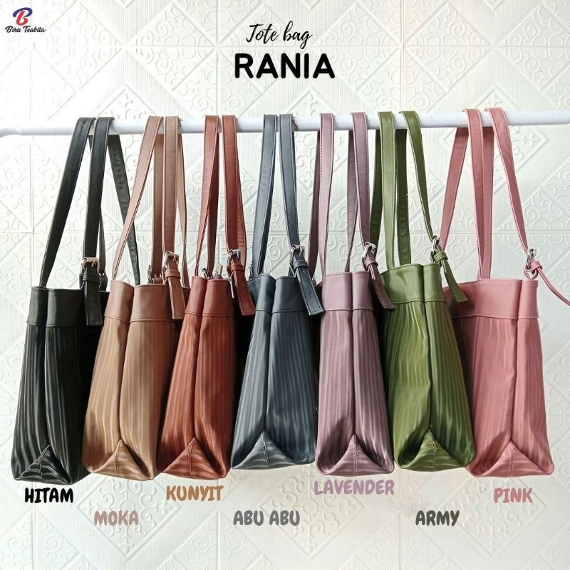 TOTEBAG RANIA BY BIRU TSABITA CHOCOLY STRIP TAS WANITA MURAH