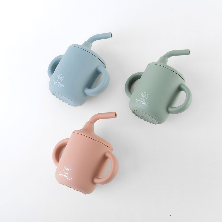 Benben Silicone Sippy Cup with Handle