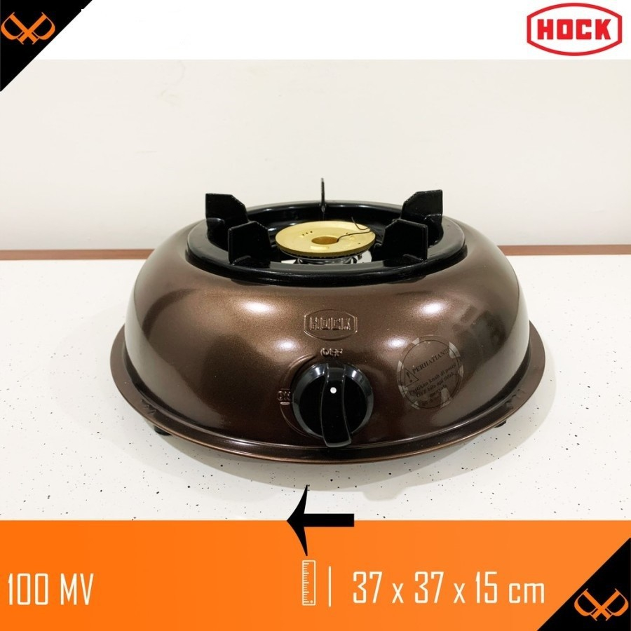 HOCK Kompor Gas 100 MV Kompor Gas 1 Tungku Burner Kuningan HOCK Mutiara Deluxe