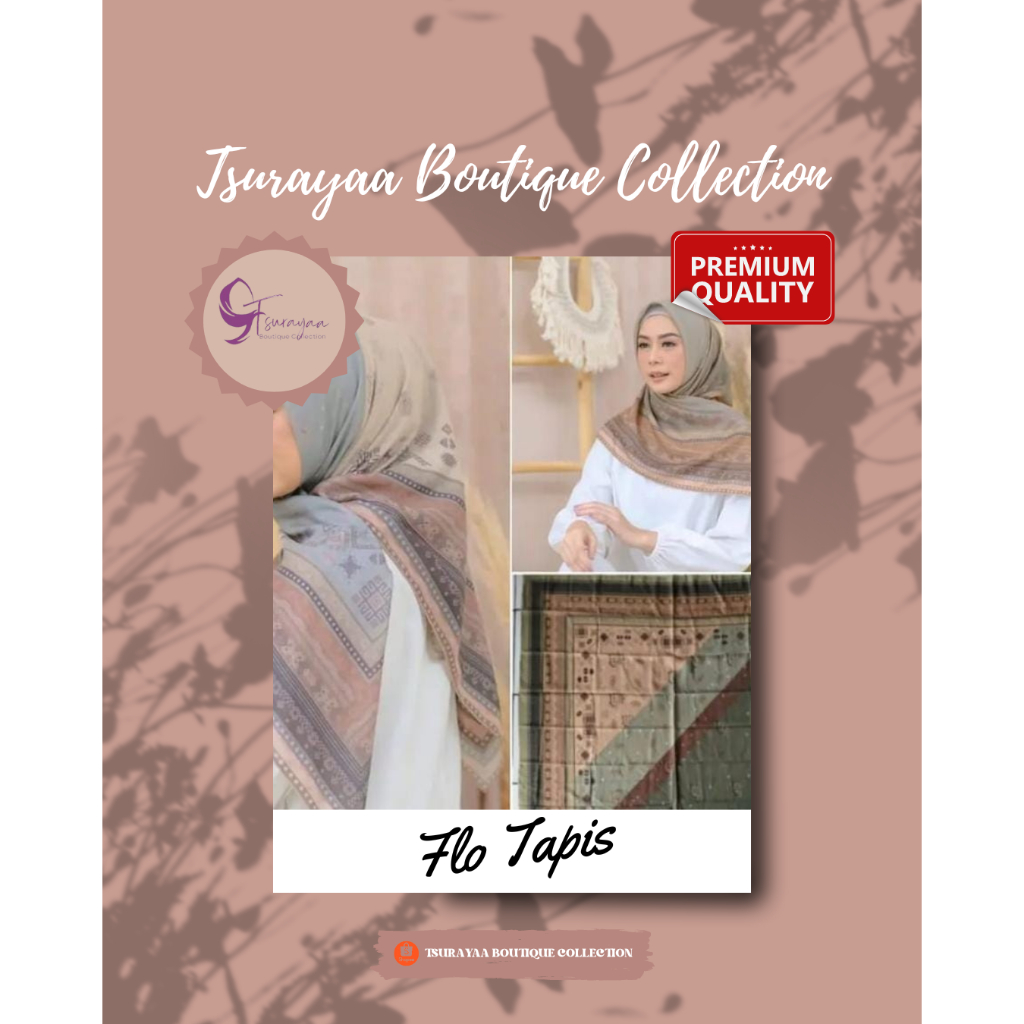 Hijab Segiempat Voal Premium / Denay Lasercut / Kerudung Murah / Grosir Hijab