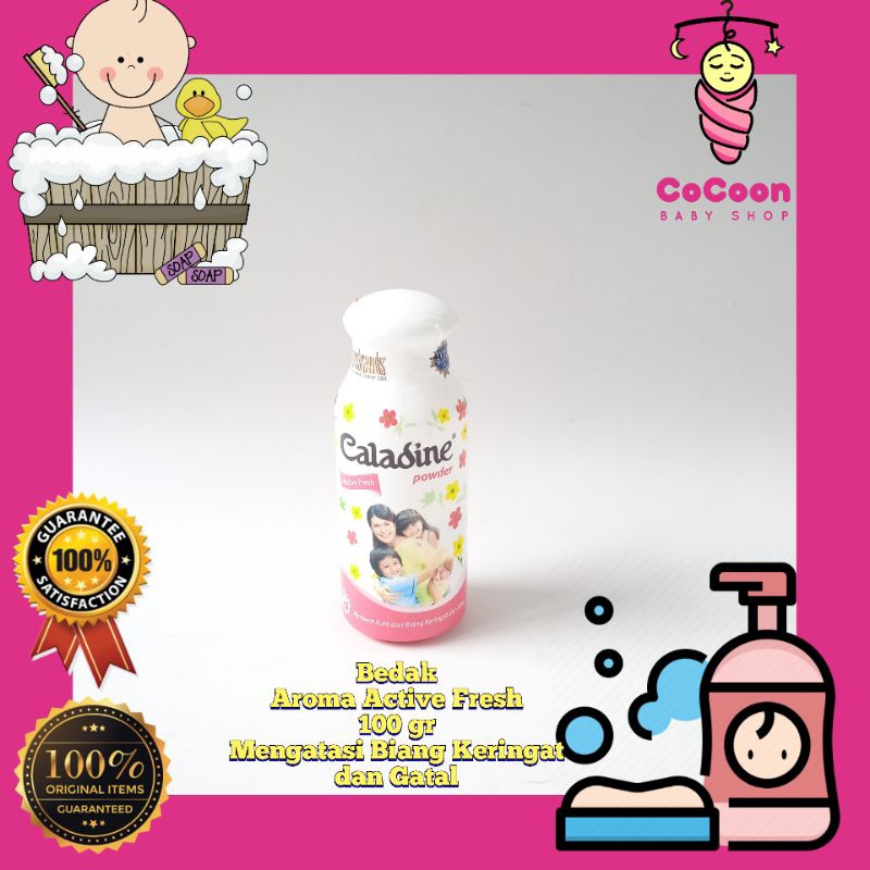 Bedak Biang Keringat dan Gatal Caladine Powder Original 60g 100g / Active Fresh 60 gr 100 gr