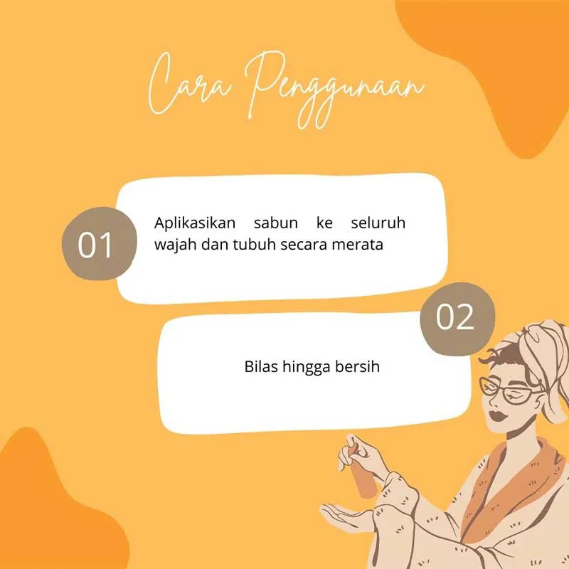 Sabun mandi Papaya by Mamaya / sabun mandi / mencerahkan kulit