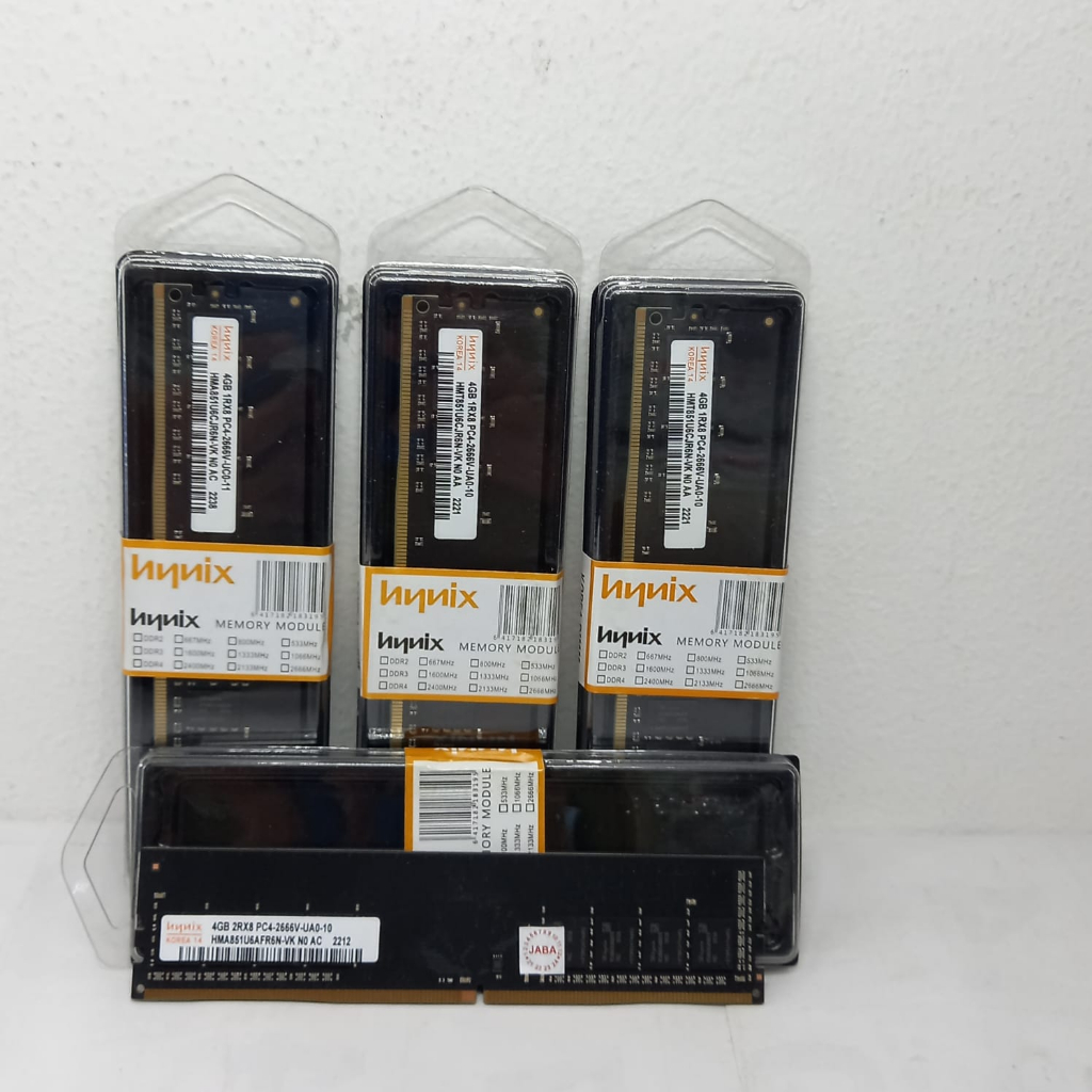 memory longdimm ram pc ddr4 4gb pc 2666  hynix longdimm