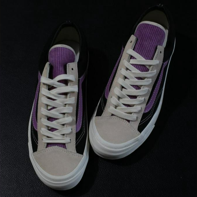 Endarfootwear - Vans Style 36 OG Lx White Cap Grey Iris Orchid