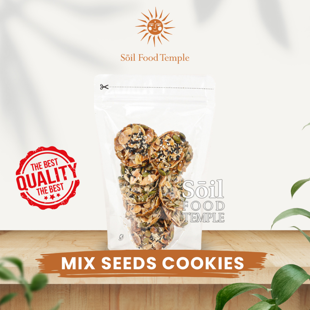 

Mixed Seeds Cookies Kukis Campuran Biji Bijian 500gr - 1kg