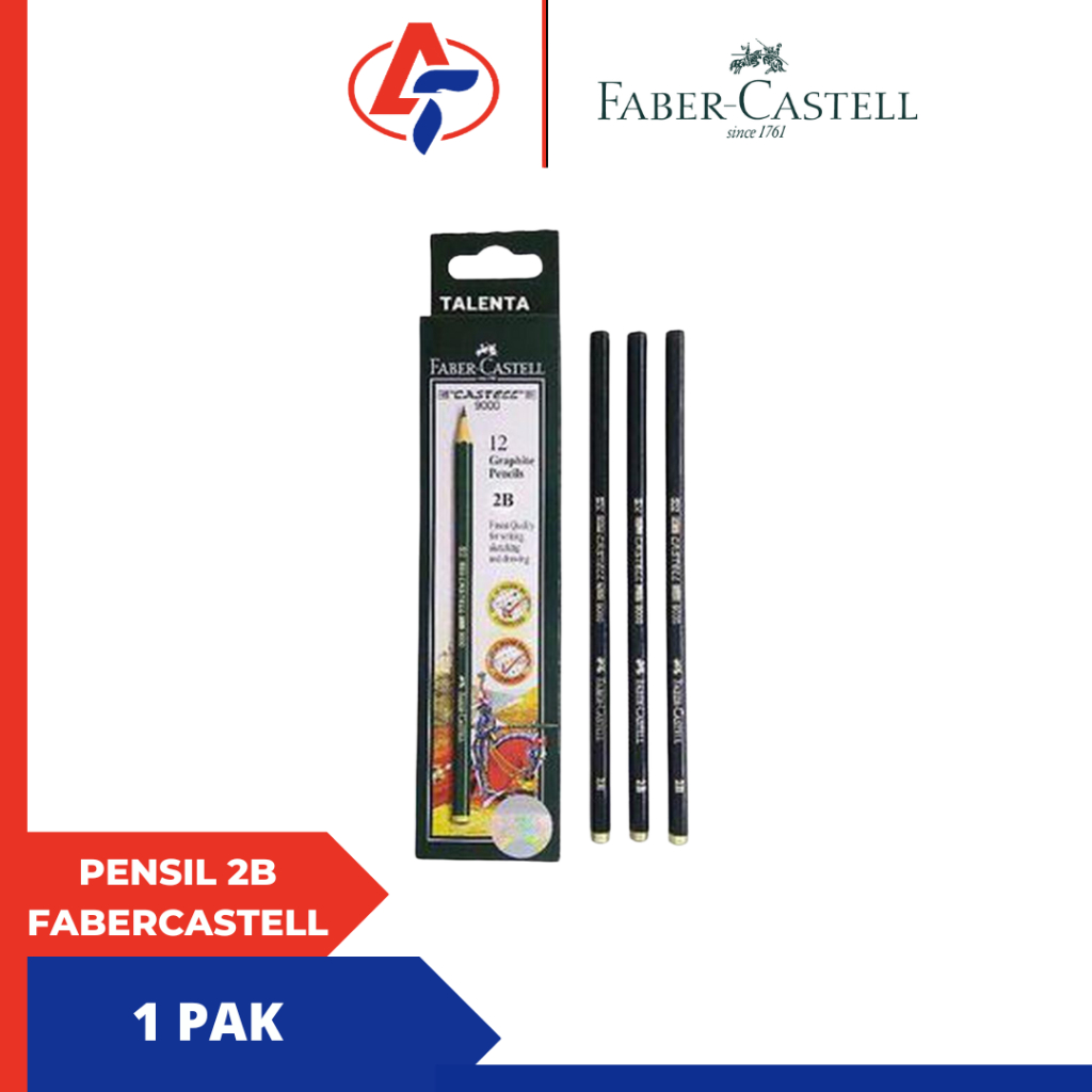 

Pensil 2B Faber Castell/Lusinan