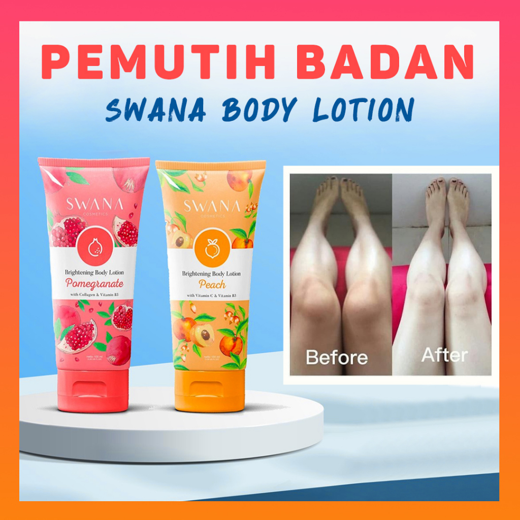 Lotion Pemutih Kulit HANASUI Swana Body Lotion BPOM