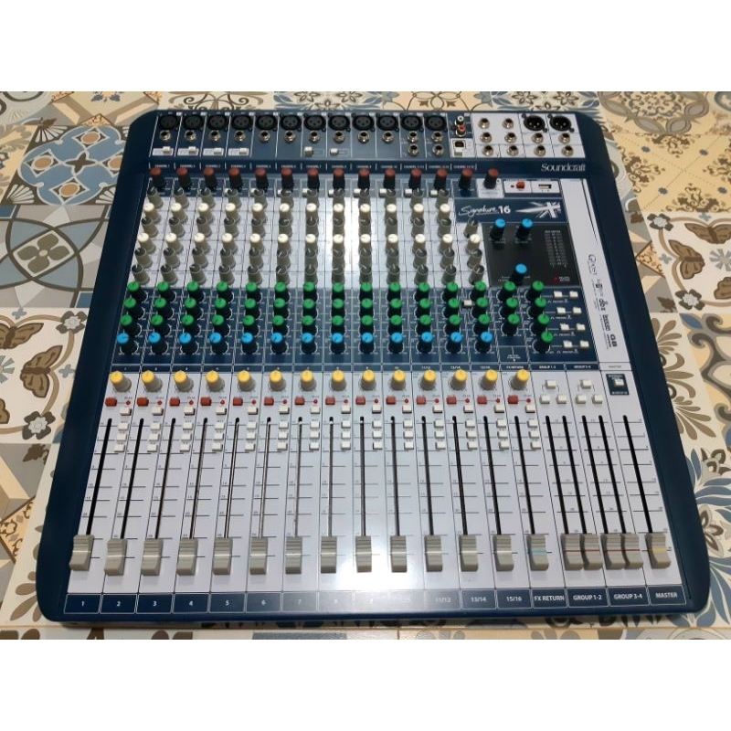 Mixer Audio Soundcraft Signature 16 original CSA