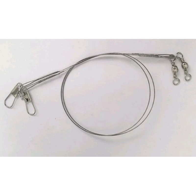 Leader senar, seling pancing, sling pancing anti gigitan panjang ± 15 cm isi 5