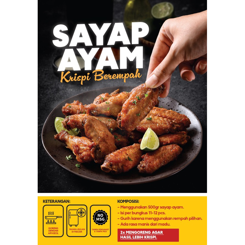 

Nafariz724 Sayap Ayam Krispi Berempah