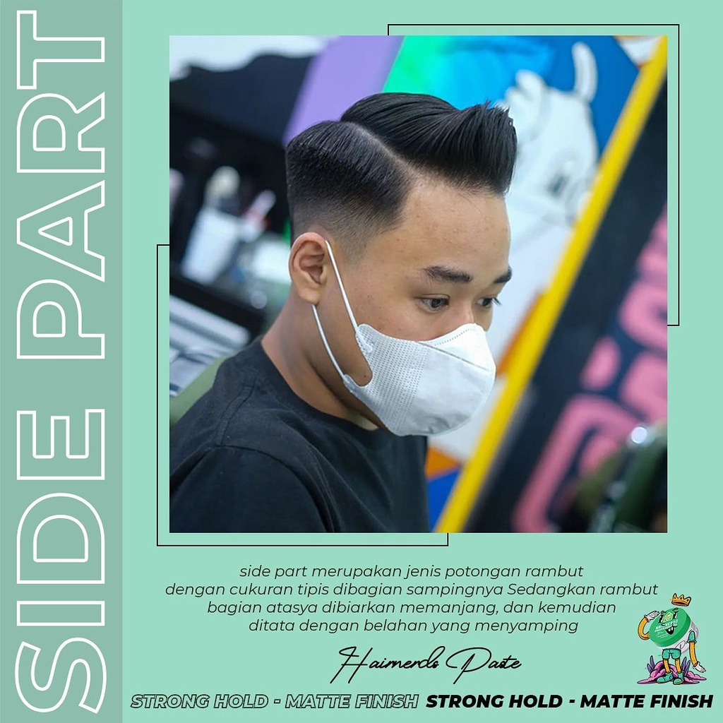 Hairnerds Professional Paket Miracle Treatment &amp; Waterbased Pomade Free Sisir