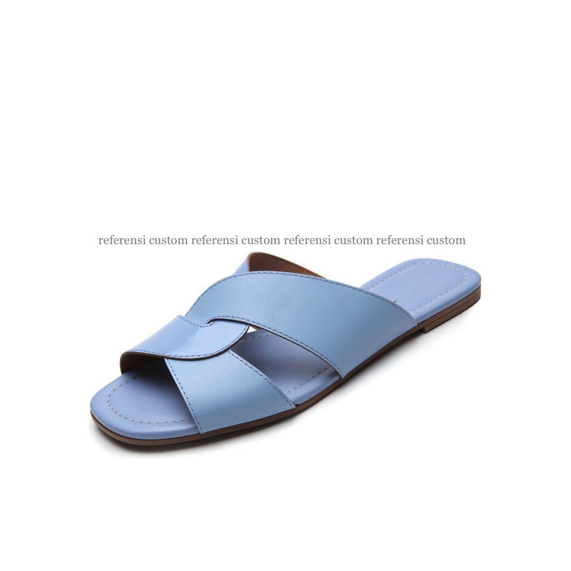 Custom Flatsandal Size Besar Sandal Teplek Big Size