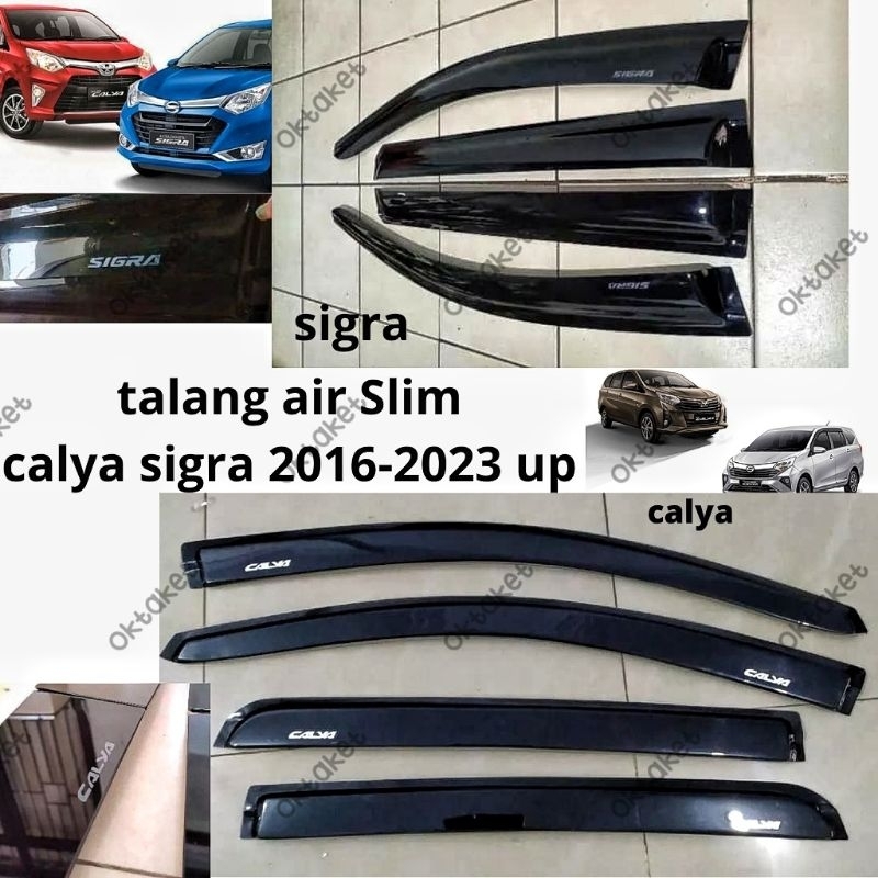 talang air Toyota Calya Sigra  2016 2019 2023  slim hitam