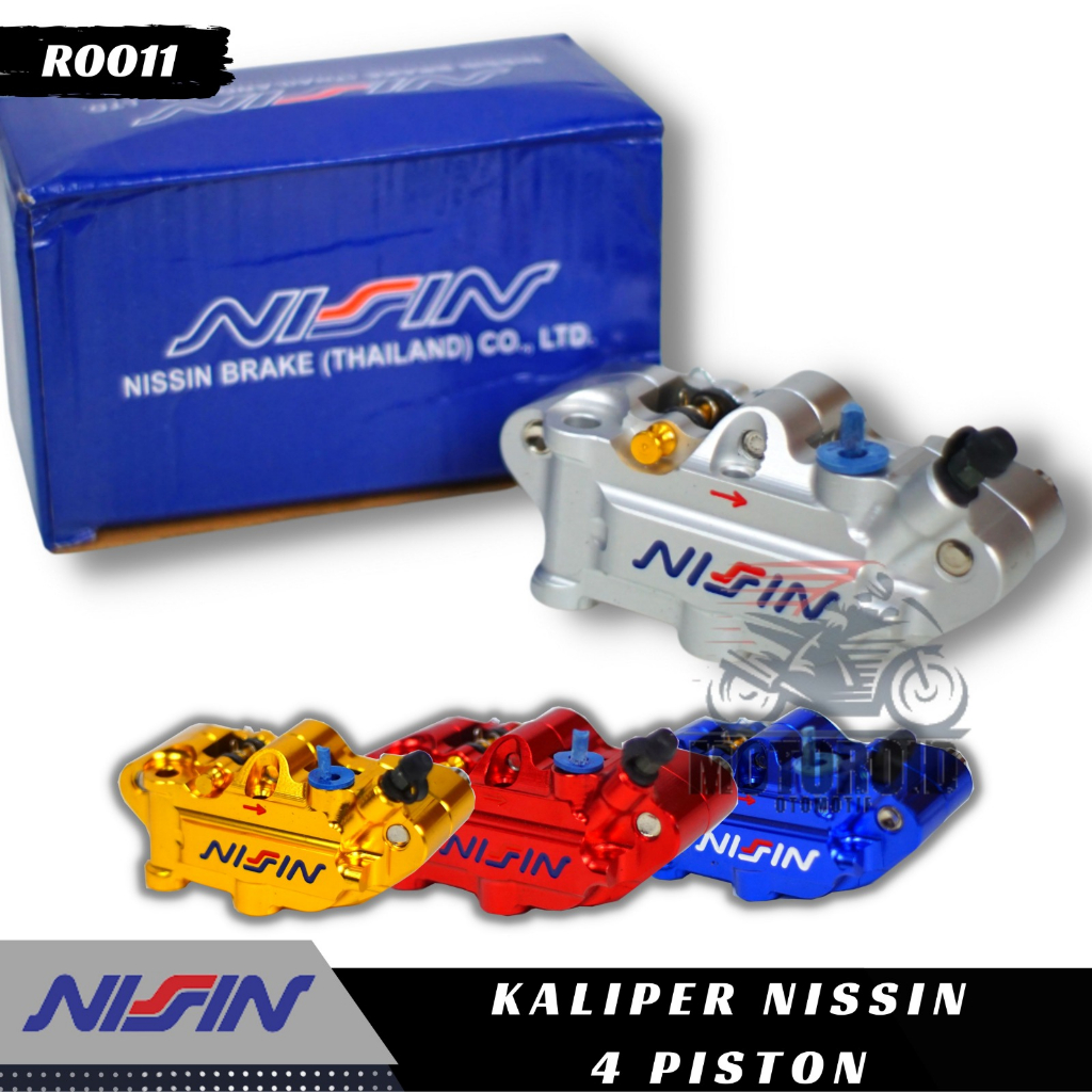 Kaliper 4Piston Model Pala Babi Nizsin Caliper 4 Piston Right Universal Monoblok CNC Kanan