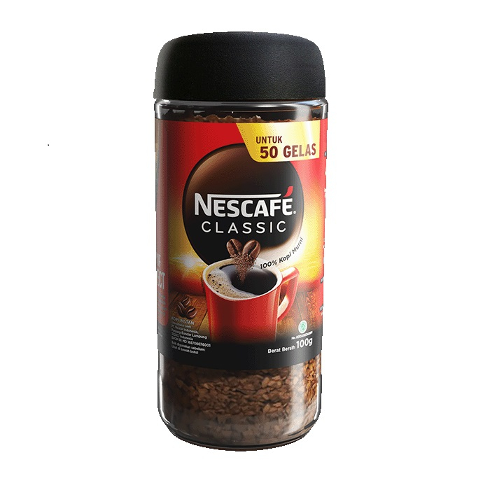 

NESCAFE CLASSIC COFFEE 100GR JAR | KOPI NESCAFE KLASIK 100 GR KEMASAN TOPLES