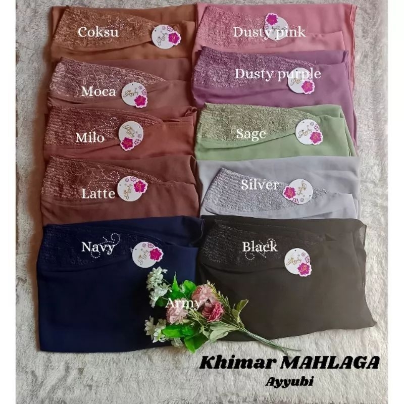 HIJAB KHIMAR INSTAN BRUKAT MAHLAGA ORI AYYUBY