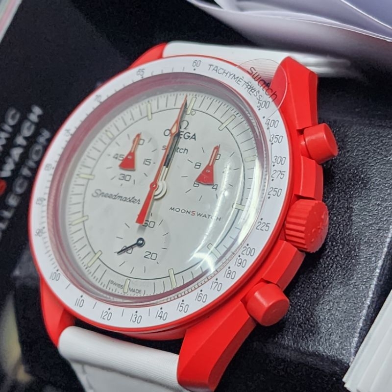 Jam tangan OMEGA X SWATCH MISSION TO MARS 100% ORIGINAL