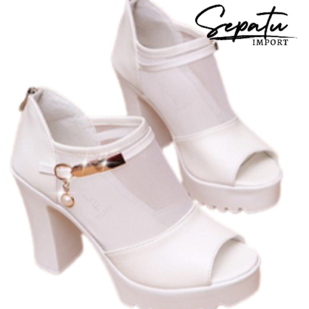 Winbag 500211 hak tinggi wanita terkiniian cantik best seller terlaris style korean besttt unikkk vi