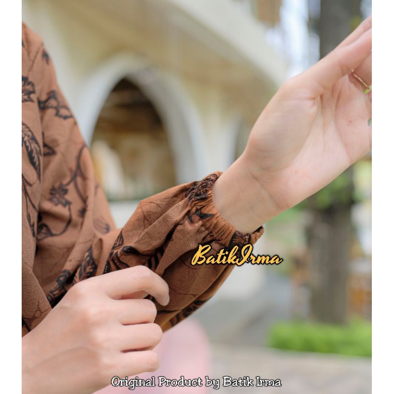 Atasan Batik Wanita Modern Lengan Panjang Terbaru Motif Lasem Batik Irma