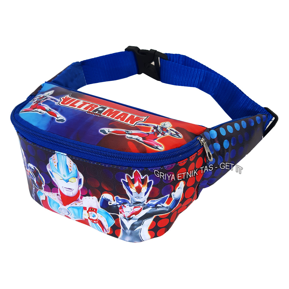 Tas Pinggang anak laki laki Karakter TOBOT Promo - Waistbag anak cowok Tobot Dsikon - Waist bag mini
