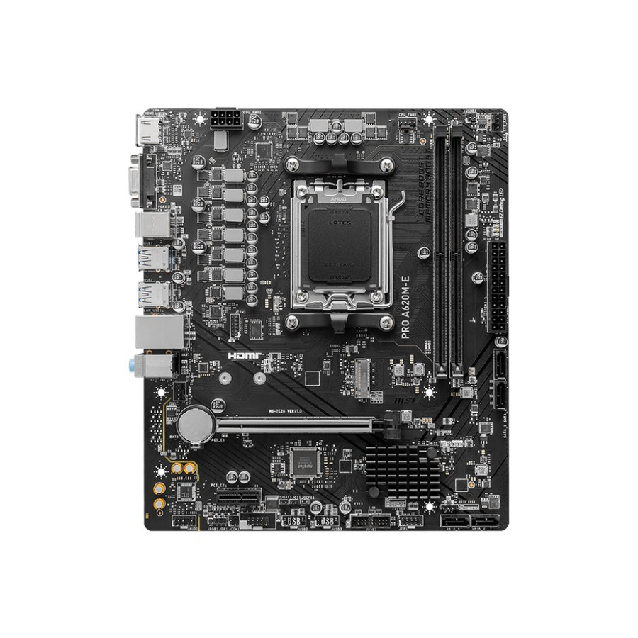 MSI MOTHERBOARD PRO A620M-E Socket AM5