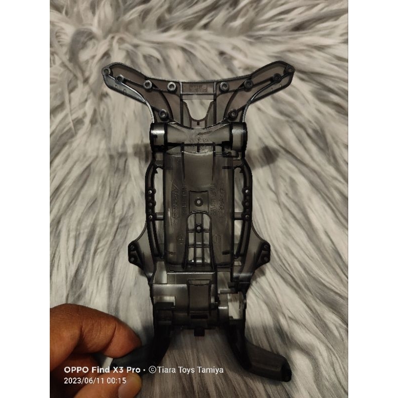 Tamiya Chassis Ar Clear Smoke / CASIS Ar Transparan ( Original Tamiya)