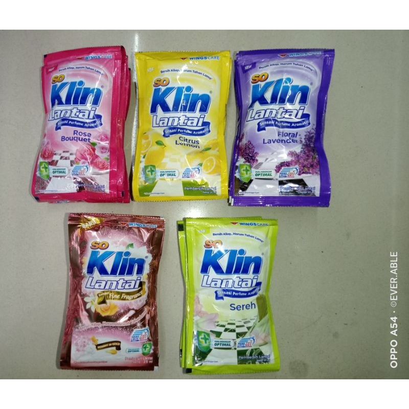 SOKLIN LANTAI SACHET 25 ML X 6