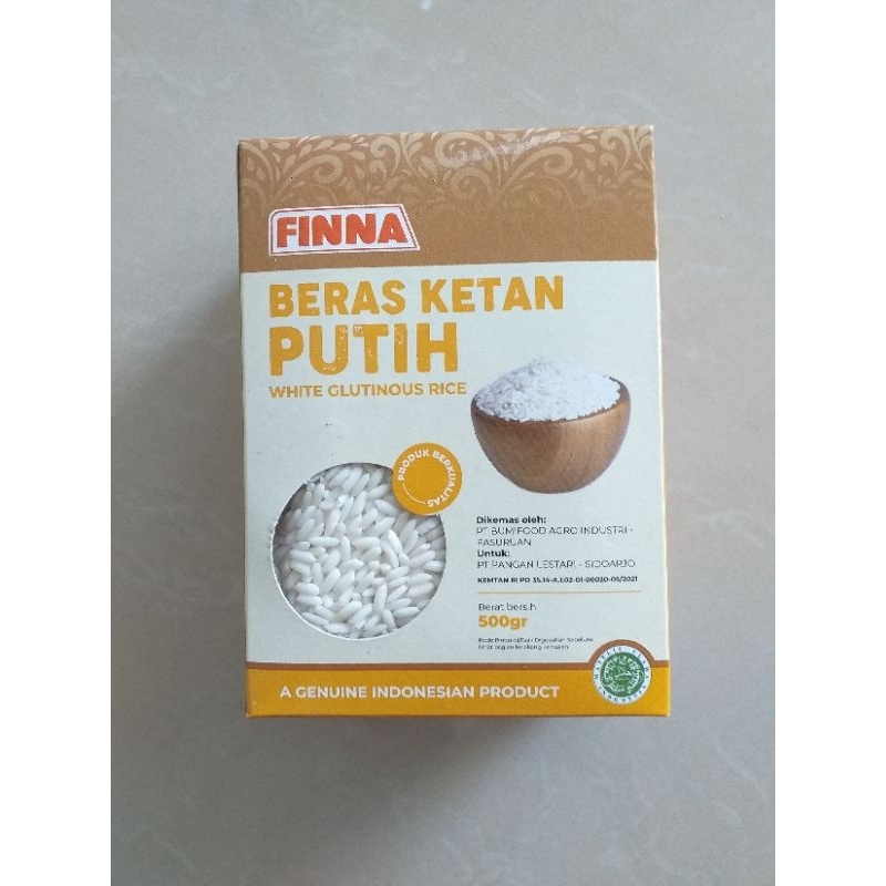 

Beras ketan putih 500 gram Finna