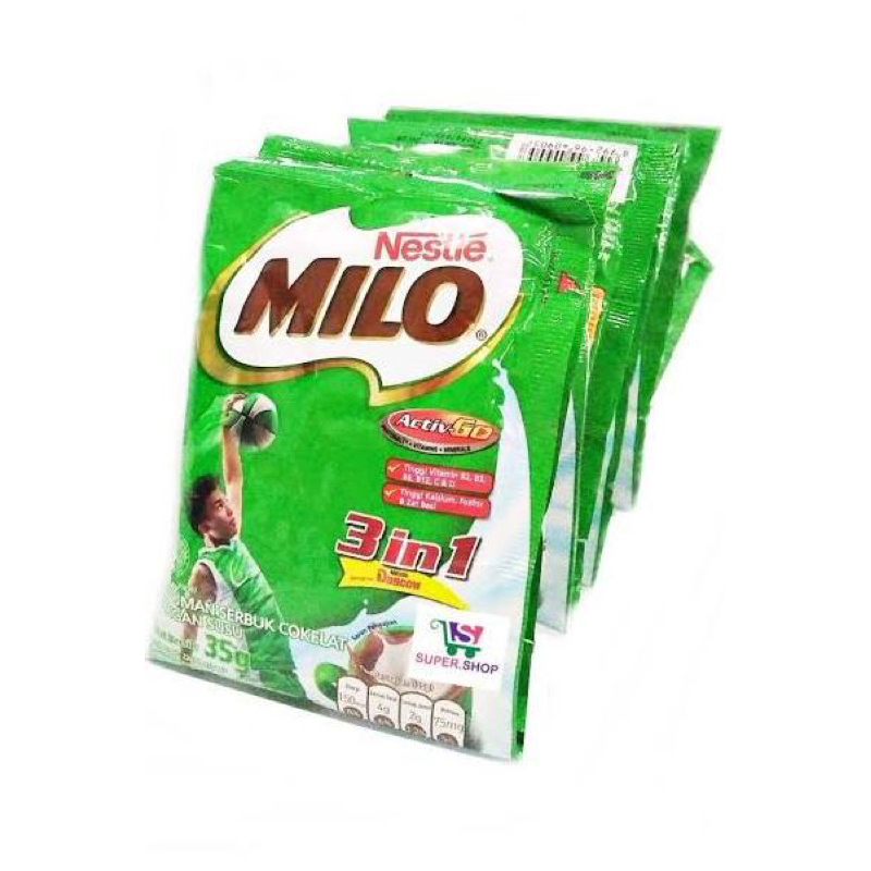 

Milo 3 in 1 Sachet
