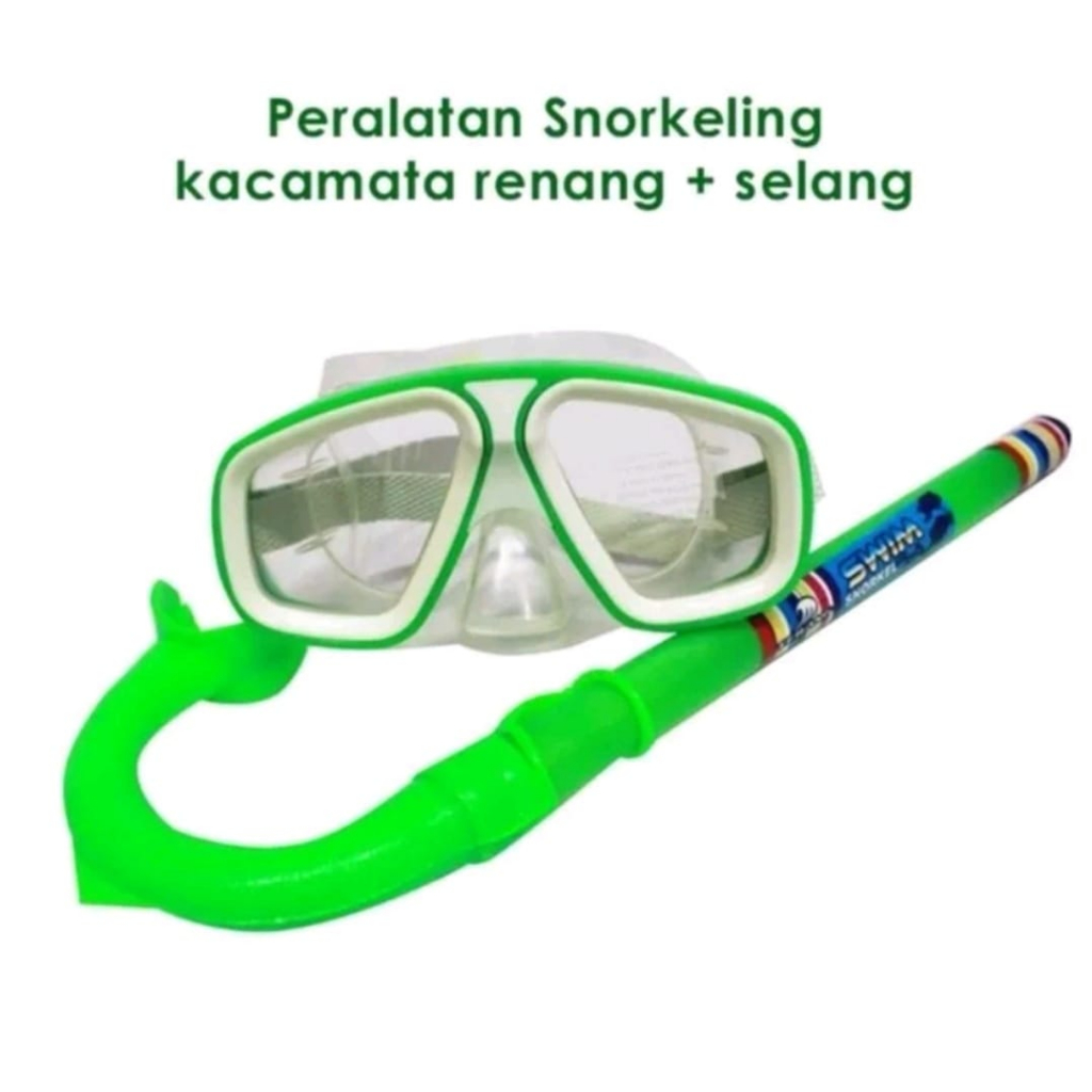 Kacamata Diving Anak Snorkling Kacamata Selam Snorkeling 6-12 Tahun