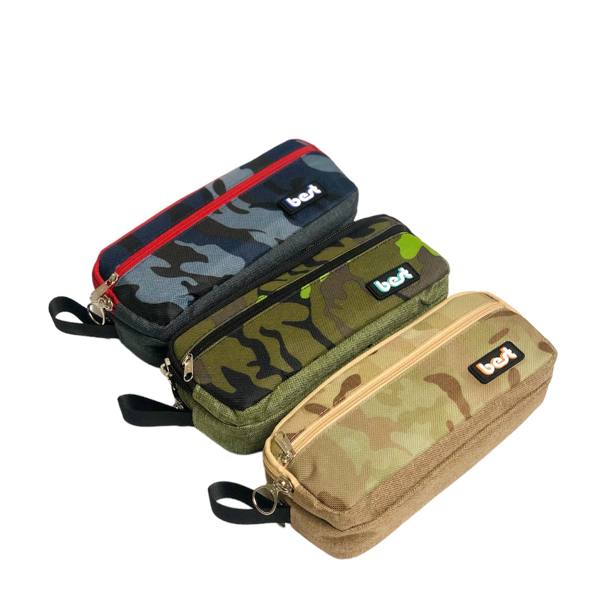 

Tempat Pensil Resleting Best Army JS-6604 Camo / Pencase Motif Army Loreng Bahan Kanvas – Satuan