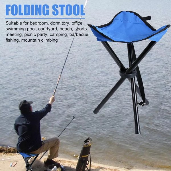 Barnik88 Kursi Lipat Triangle foldable chair Portable kursi Mancing Santai Bahan Kuat Dan Nyaman SJD-1