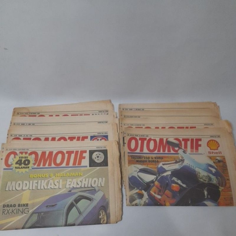 TABLOID OTOMOTIF TAHUN 1998 - 1999