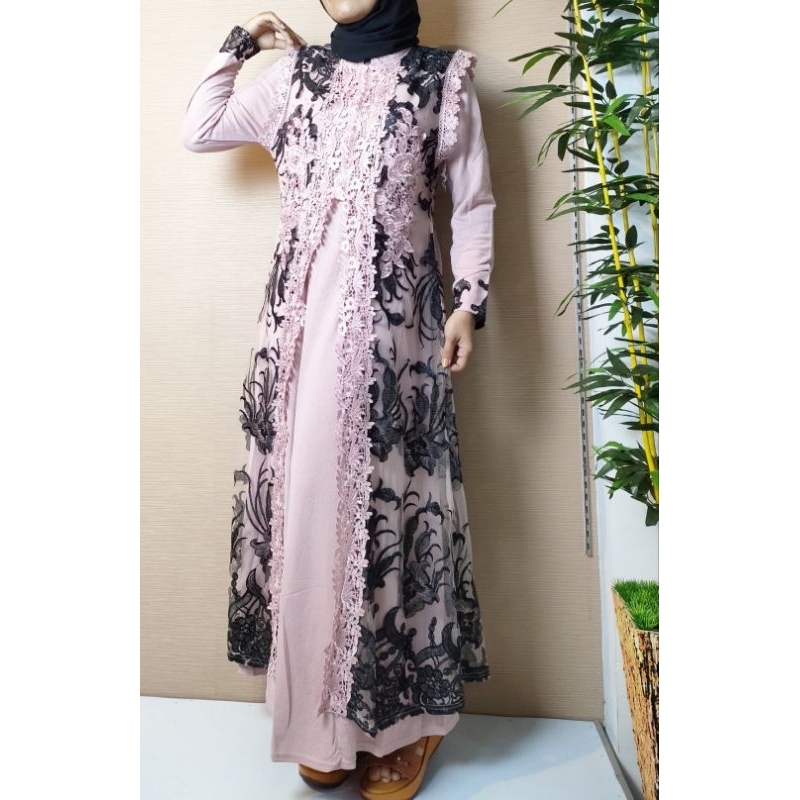 gamis brokat import